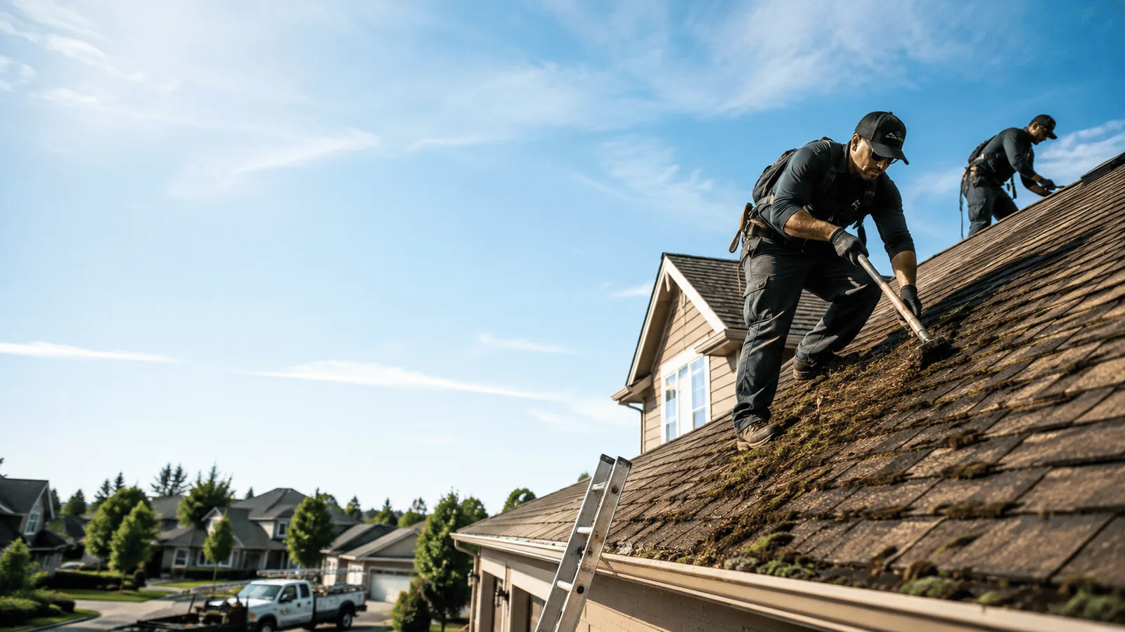 Roof Moss Removal in Erick, OK near me